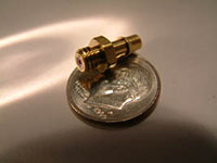 RB82304 Series Brass Threaded to Flexible Tube Connector Orifice Fitting